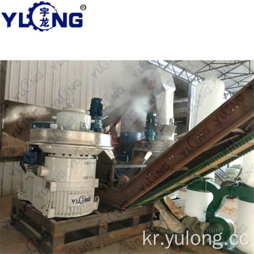 YULONG XGJ560 1.5-2TON / H 올리브 나무 장작 펠릿 기계